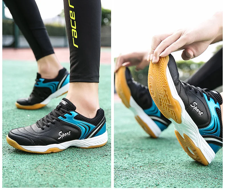 Brand New Badminton Shoes Mens Tennis Volleyball Sneakers Breathable Lightweight Professional Walking Athletics Outdoor Sports