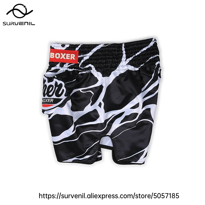 Muay Thai Shorts for Men Women Breathable MMA Fight Training Shorts Quick-Dry Combat Sports Gear Skull Sublimated Boxing Shorts