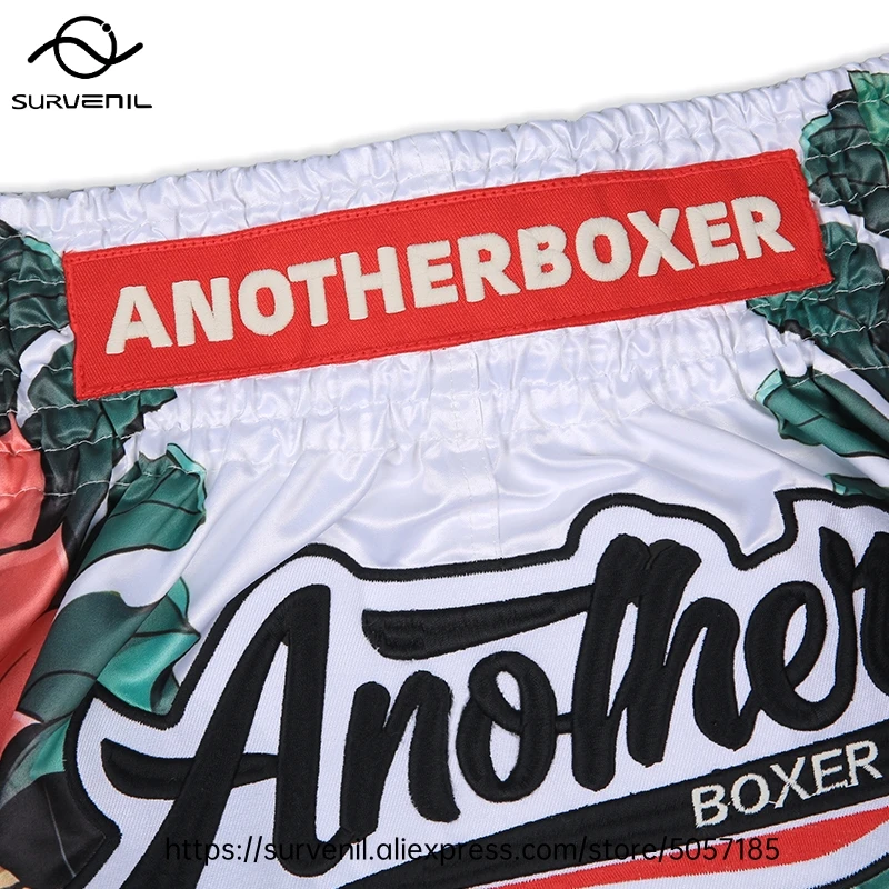 Muay Thai Shorts for Men Women Breathable MMA Fight Training Shorts Quick-Dry Combat Sports Gear Skull Sublimated Boxing Shorts