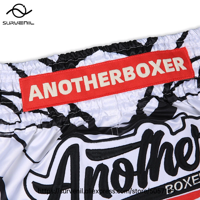 Muay Thai Shorts for Men Women Breathable MMA Fight Training Shorts Quick-Dry Combat Sports Gear Skull Sublimated Boxing Shorts