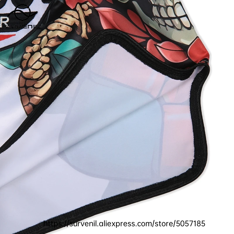Muay Thai Shorts for Men Women Breathable MMA Fight Training Shorts Quick-Dry Combat Sports Gear Skull Sublimated Boxing Shorts