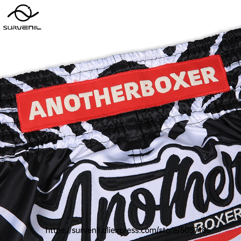 Muay Thai Shorts for Men Women Breathable MMA Fight Training Shorts Quick-Dry Combat Sports Gear Skull Sublimated Boxing Shorts