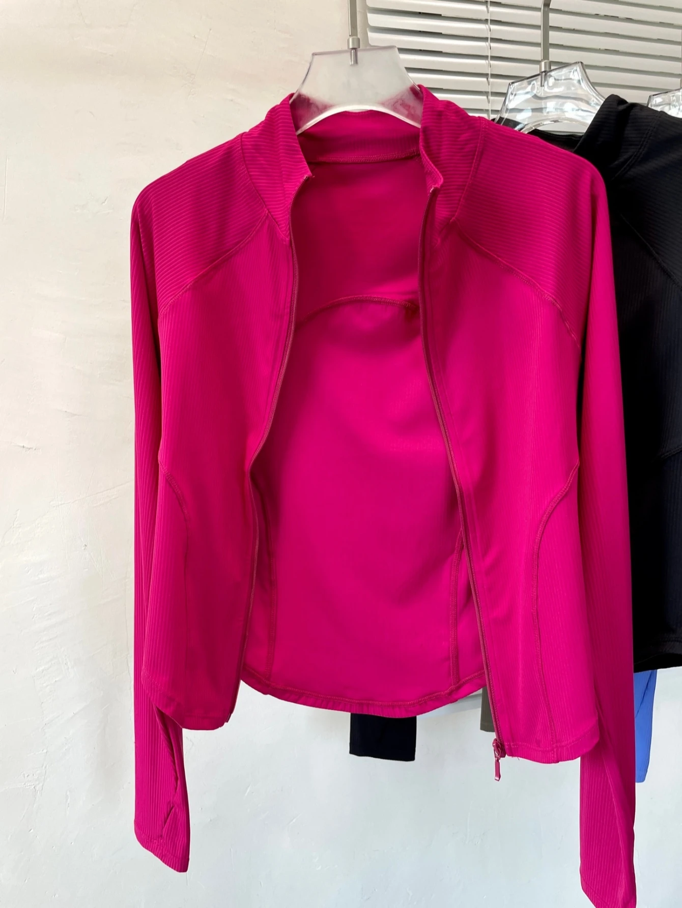 Yoga Jacket Sports Coat Women's Slim-Fit Running Coat Long-Sleeved Tightr Quick-Dry Fitness Jacket Workout Jackets Women