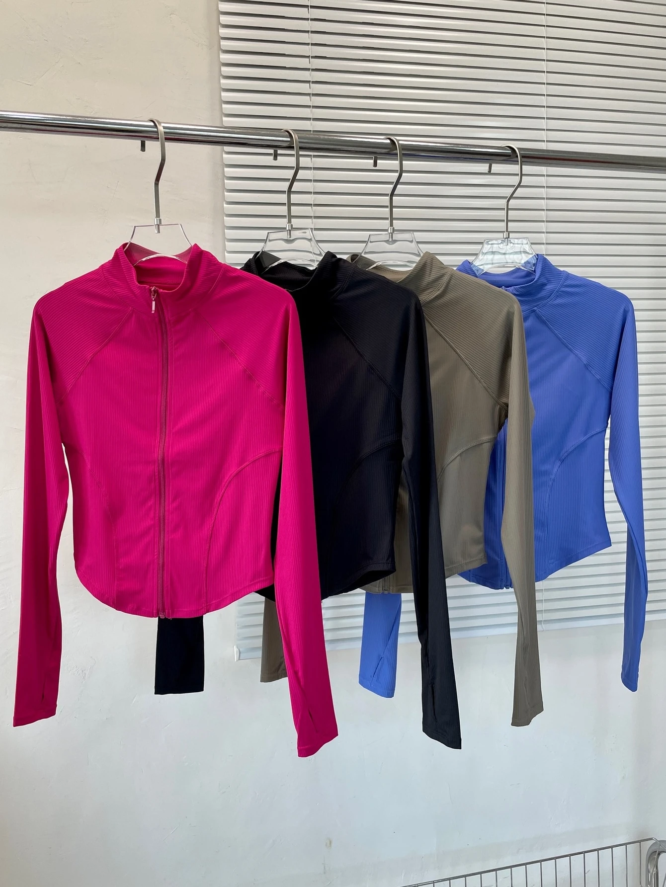 Yoga Jacket Sports Coat Women's Slim-Fit Running Coat Long-Sleeved Tightr Quick-Dry Fitness Jacket Workout Jackets Women