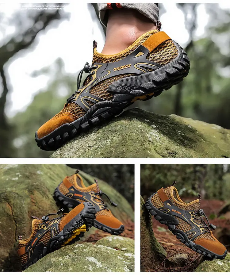 Outdoor  Anti-slip Wear-resistant Shoes for Men Hiking Shoes Jogging Trekking Sneakers Fast Zapatos Outdoor Hombre Invierno