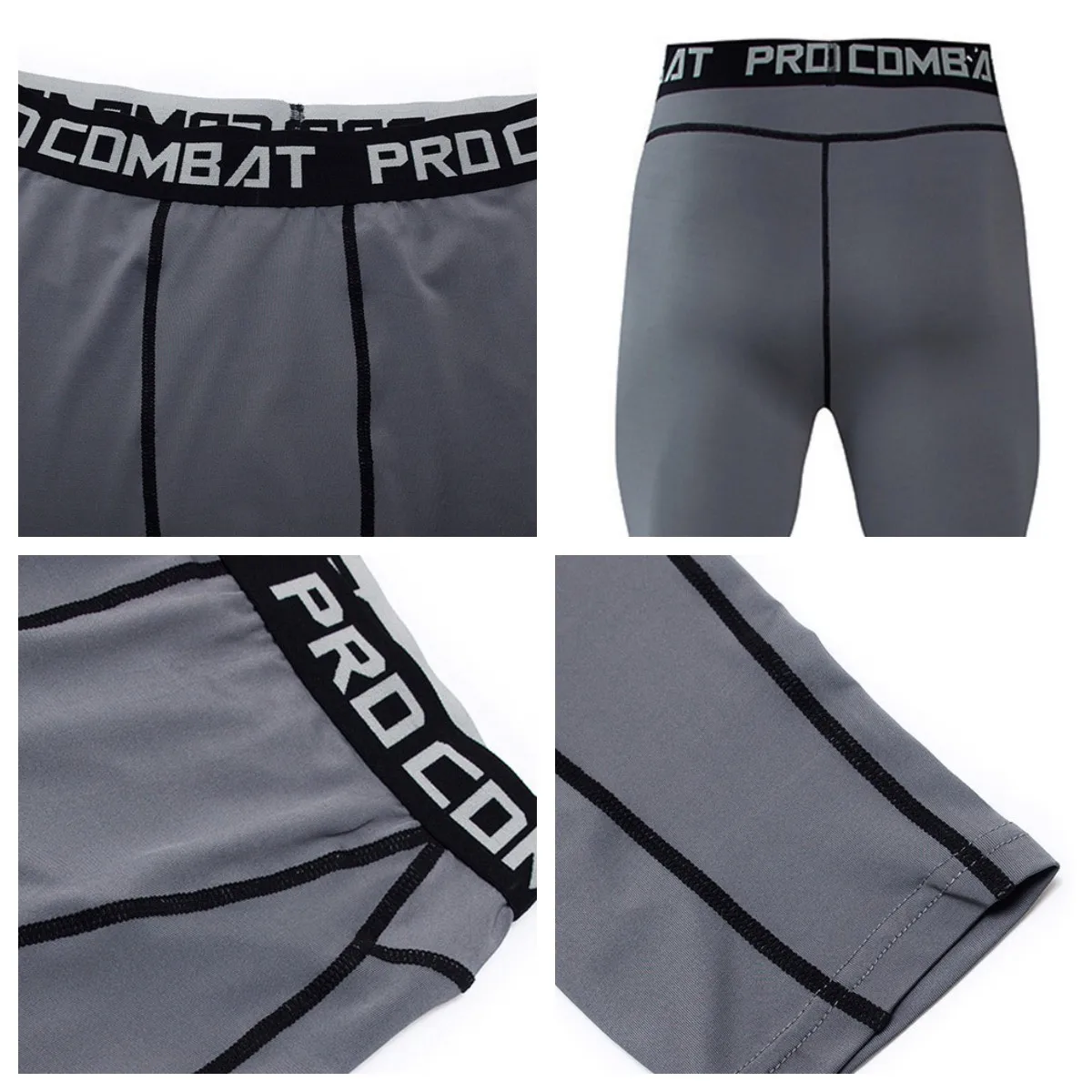 Men Compression Tight Leggings Running Sports Male Gym Fitness Jogging Pants Quick Dry Trousers Workout Training Yoga Bottoms