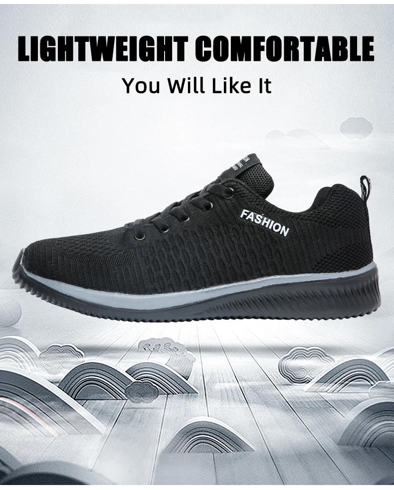 Men Shoes Running Shoes For Men Lightweight Tenis Comfortable Breathable Walking Sneakers