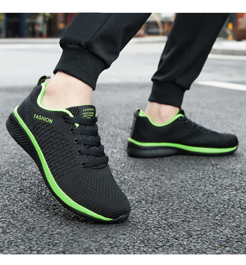 Men Shoes Running Shoes For Men Lightweight Tenis Comfortable Breathable Walking Sneakers
