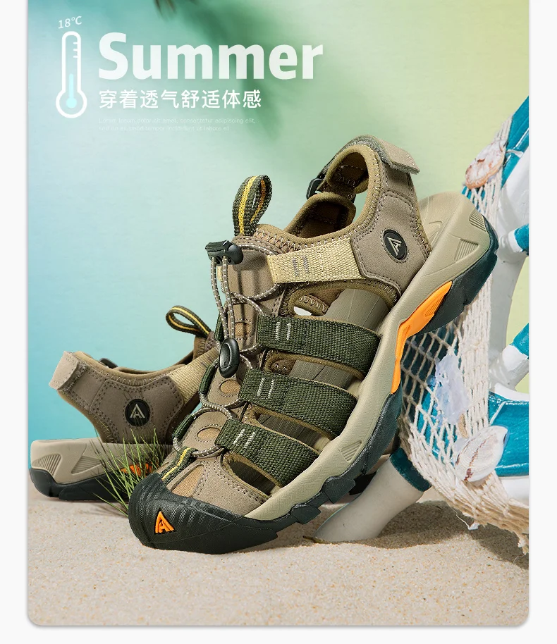 HUMTTO Sandals Women's Outdoor Upstream Shoes Aqua Shoes Wading Sneakers Lightweight Quick-Drying Beach Shoes Men Breathable