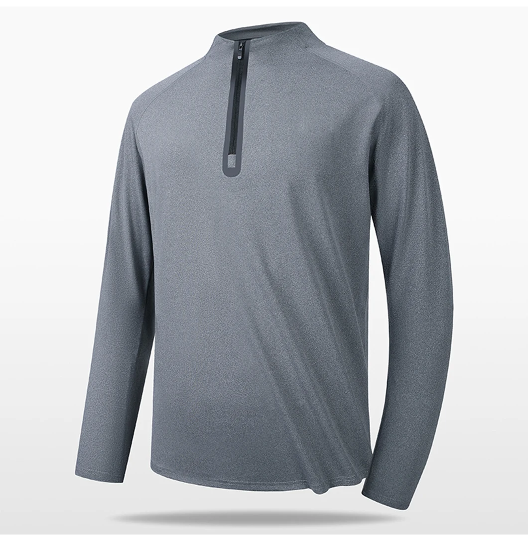 SBWL High Quality Mens Outdoor Hiking Golf Running Breathable Polo Shirt Office Casual Polo Long-Sleeved Sports Base Shirt Tops