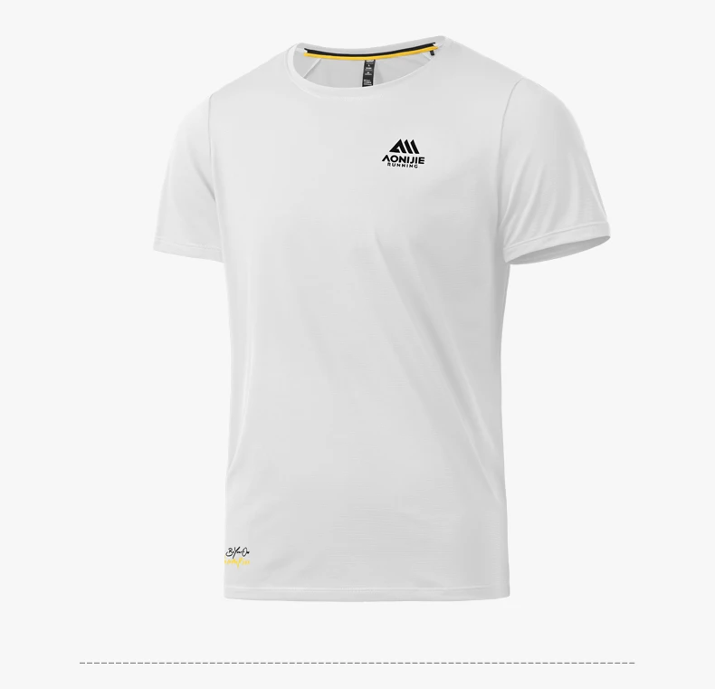 AONIJIE FM5231 Men's Sports Short-sleeves Which Are Light, Soft and Close-fitting, Comfortable, Breathable and Not Stuffy