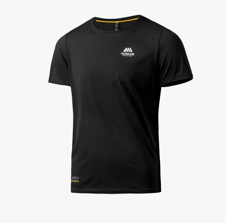 AONIJIE FM5231 Men's Sports Short-sleeves Which Are Light, Soft and Close-fitting, Comfortable, Breathable and Not Stuffy