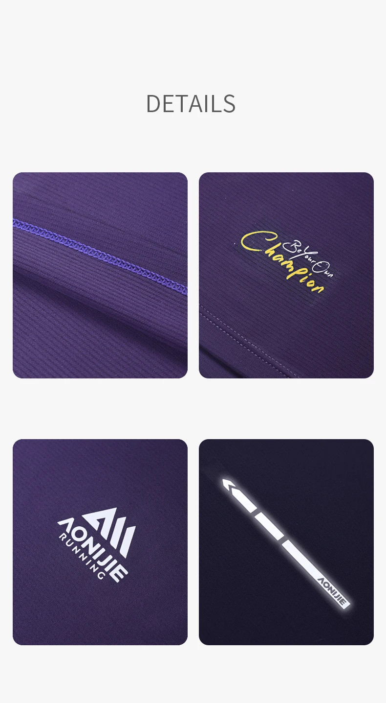 AONIJIE FM5231 Men's Sports Short-sleeves Which Are Light, Soft and Close-fitting, Comfortable, Breathable and Not Stuffy