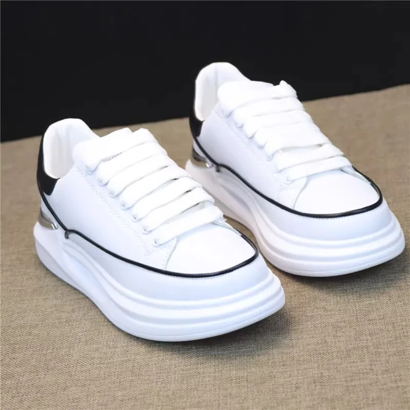 Brand men's shoes 2027 autumn lace-up couples casual sports shoes trendy sneakers luxury sports tennis shoes running shoes