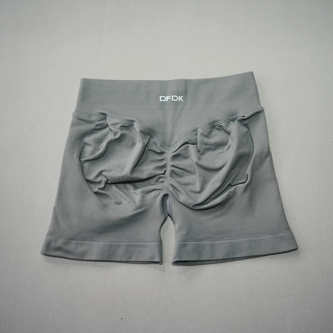 DFDK Women High Waist Yoga Shorts Scrunch Butt Lift Workout Shorts Squat Proof Fitness Gym Running Sports Push Up Athletic Leggi