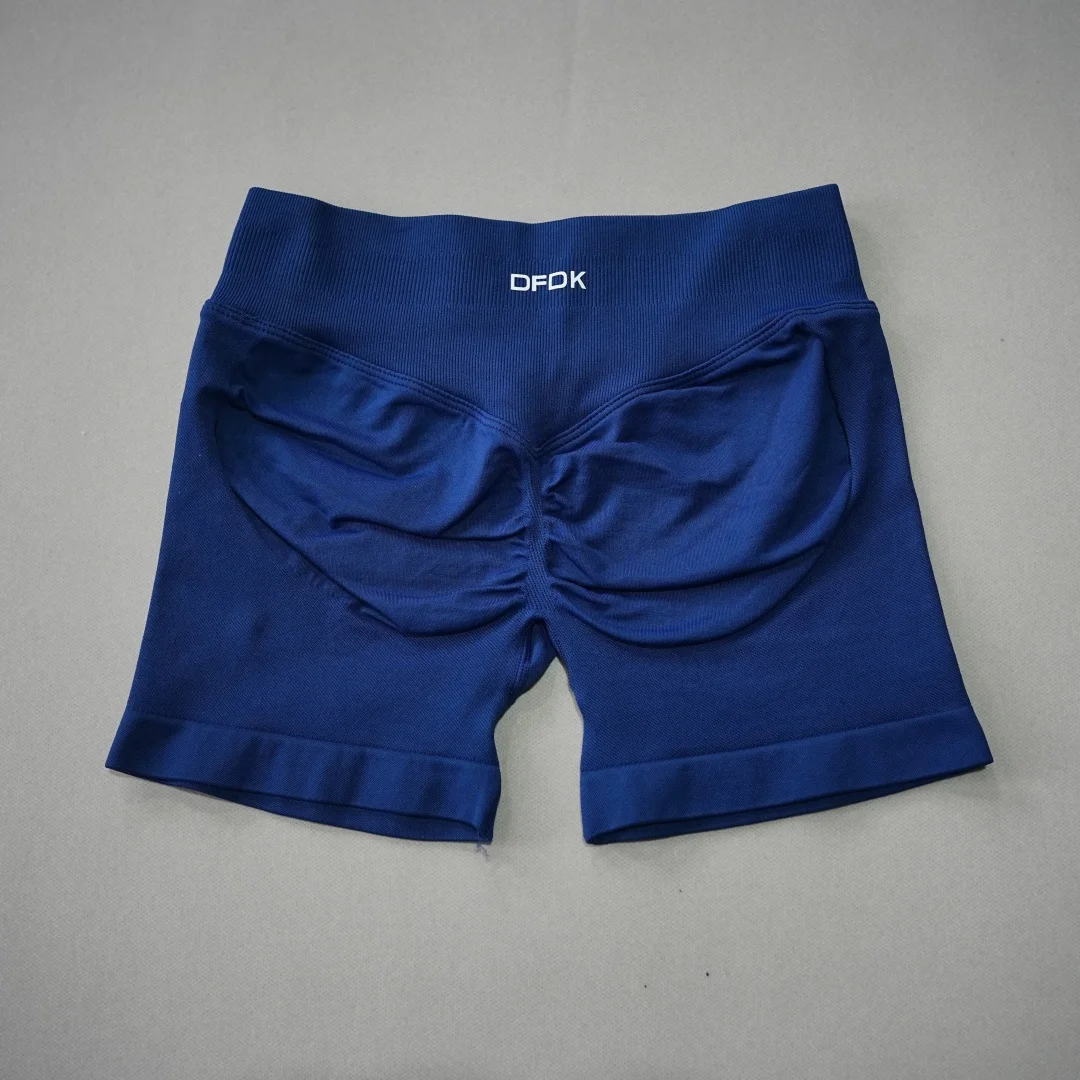 DFDK Women High Waist Yoga Shorts Scrunch Butt Lift Workout Shorts Squat Proof Fitness Gym Running Sports Push Up Athletic Leggi