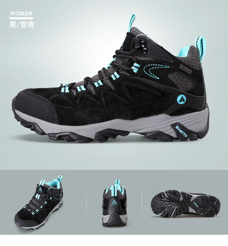 HUMTTO Hiking Shoes Men Winter Outdoor Sports Climbing Shoes Hunting Shoes Warm Women Trekking Sneakers Ankle Boots Tactical