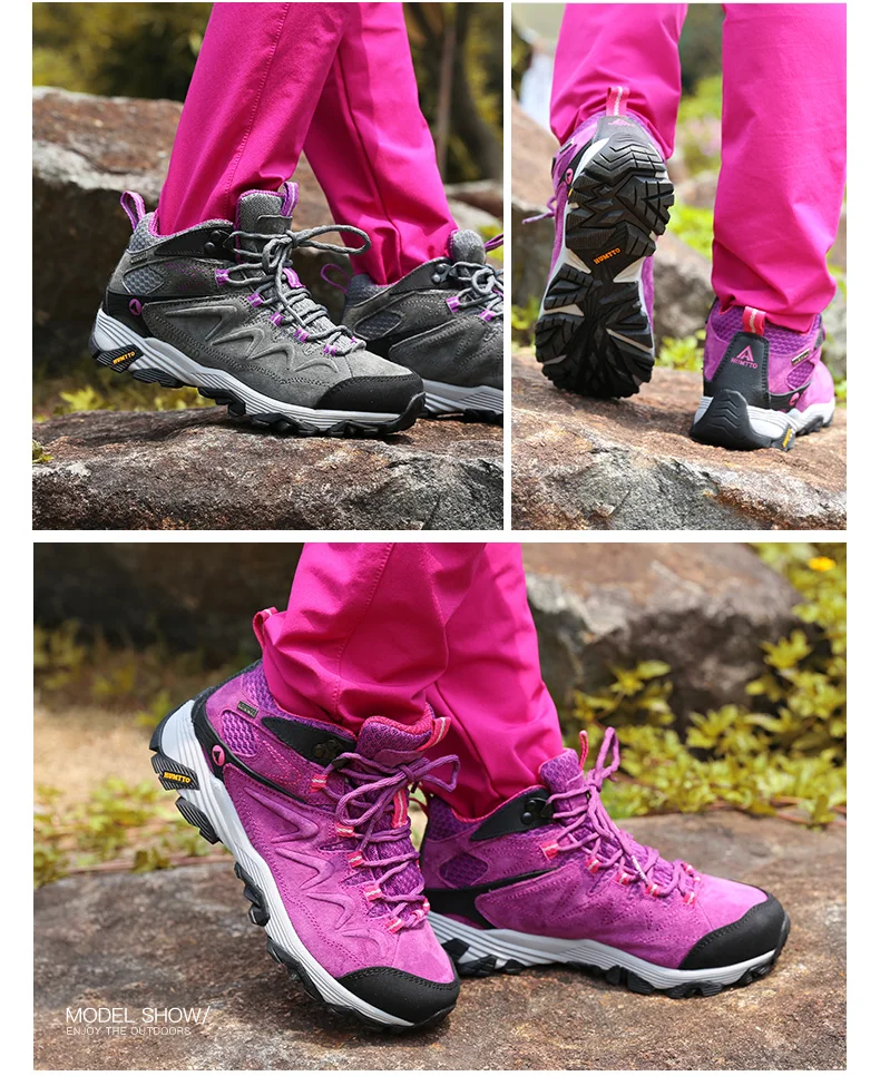 HUMTTO Hiking Shoes Men Winter Outdoor Sports Climbing Shoes Hunting Shoes Warm Women Trekking Sneakers Ankle Boots Tactical