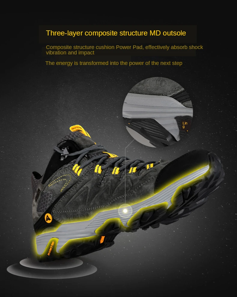 HUMTTO Hiking Shoes Men Winter Outdoor Sports Climbing Shoes Hunting Shoes Warm Women Trekking Sneakers Ankle Boots Tactical