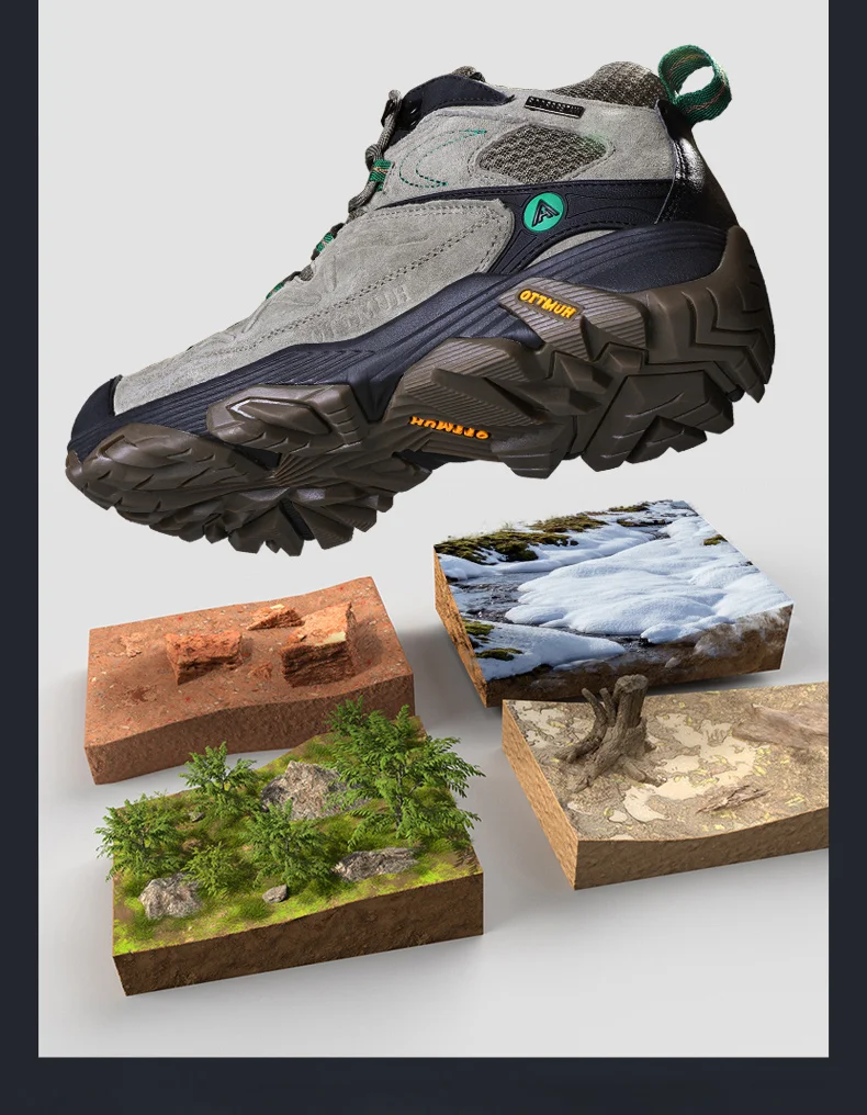 HUMTTO Hiking Shoes Men Winter Outdoor Sports Climbing Shoes Hunting Shoes Warm Women Trekking Sneakers Ankle Boots Tactical