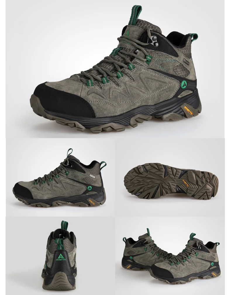 HUMTTO Hiking Shoes Men Winter Outdoor Sports Climbing Shoes Hunting Shoes Warm Women Trekking Sneakers Ankle Boots Tactical