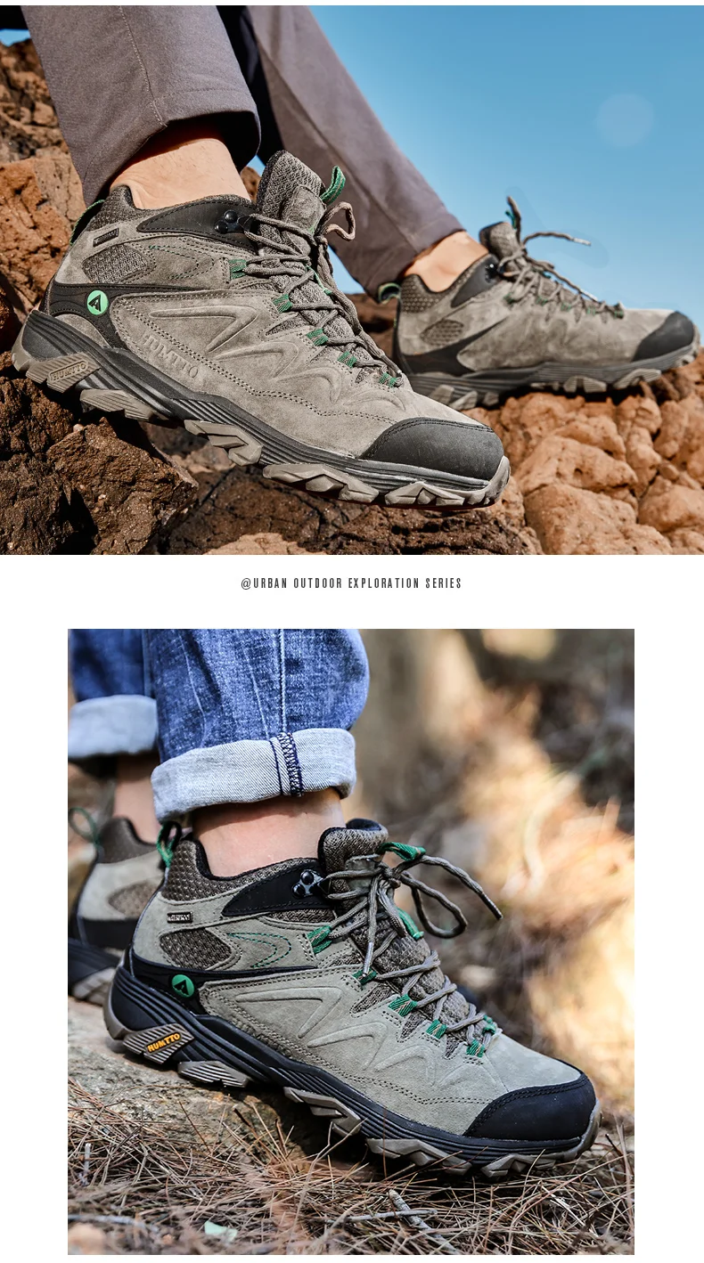 HUMTTO Hiking Shoes Men Winter Outdoor Sports Climbing Shoes Hunting Shoes Warm Women Trekking Sneakers Ankle Boots Tactical