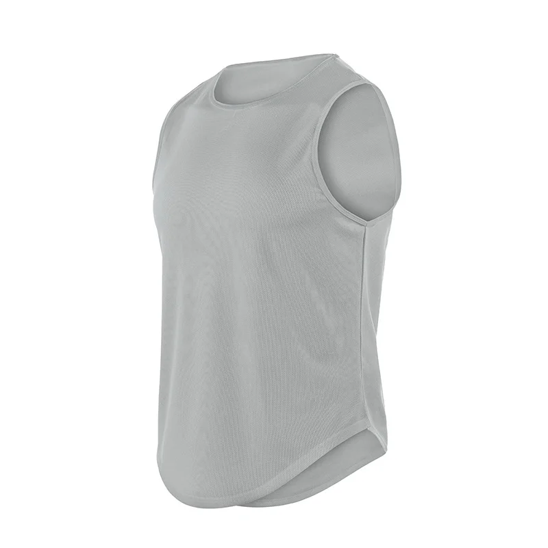 Summer Marathon Quick-drying Sports Vest for Men Mesh Gym Sleeveless Shirt Running Training Basketball Loose Fitness Tank Tops