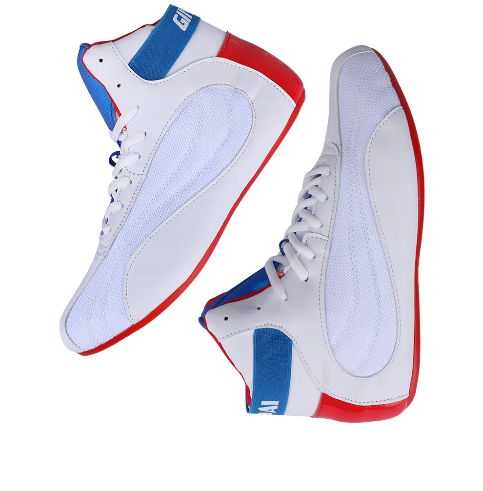 Professional Competition Sports Men Wrestling Shoes Breathable Boxing Shoes for Mens Anti-Slip Sport Shoes Men Training Shoe
