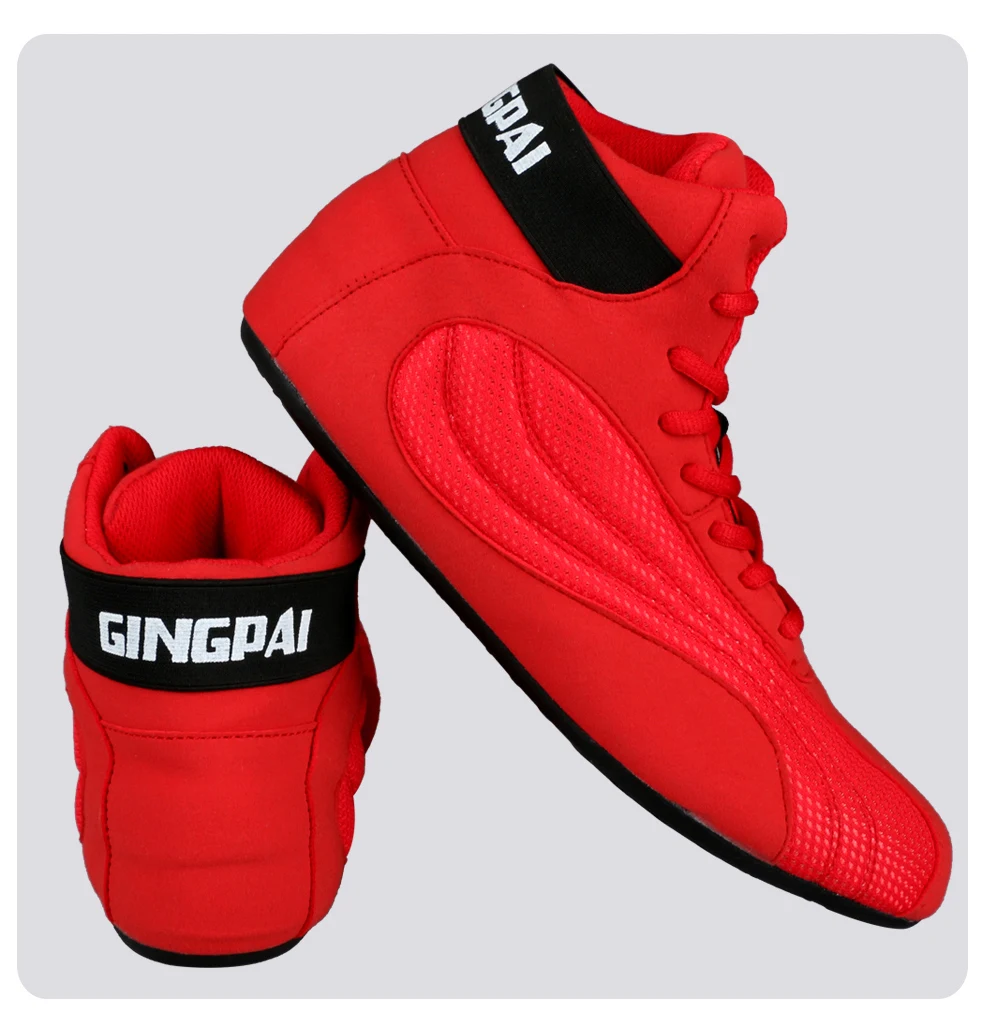 Professional Competition Sports Men Wrestling Shoes Breathable Boxing Shoes for Mens Anti-Slip Sport Shoes Men Training Shoe