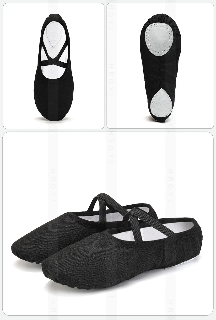 Girls Ballet Shoes For Woman Kids Ballet Slippers Women Ballet Flats Children Practise Dance Shoe Soft Sole Canvas Training Shoe
