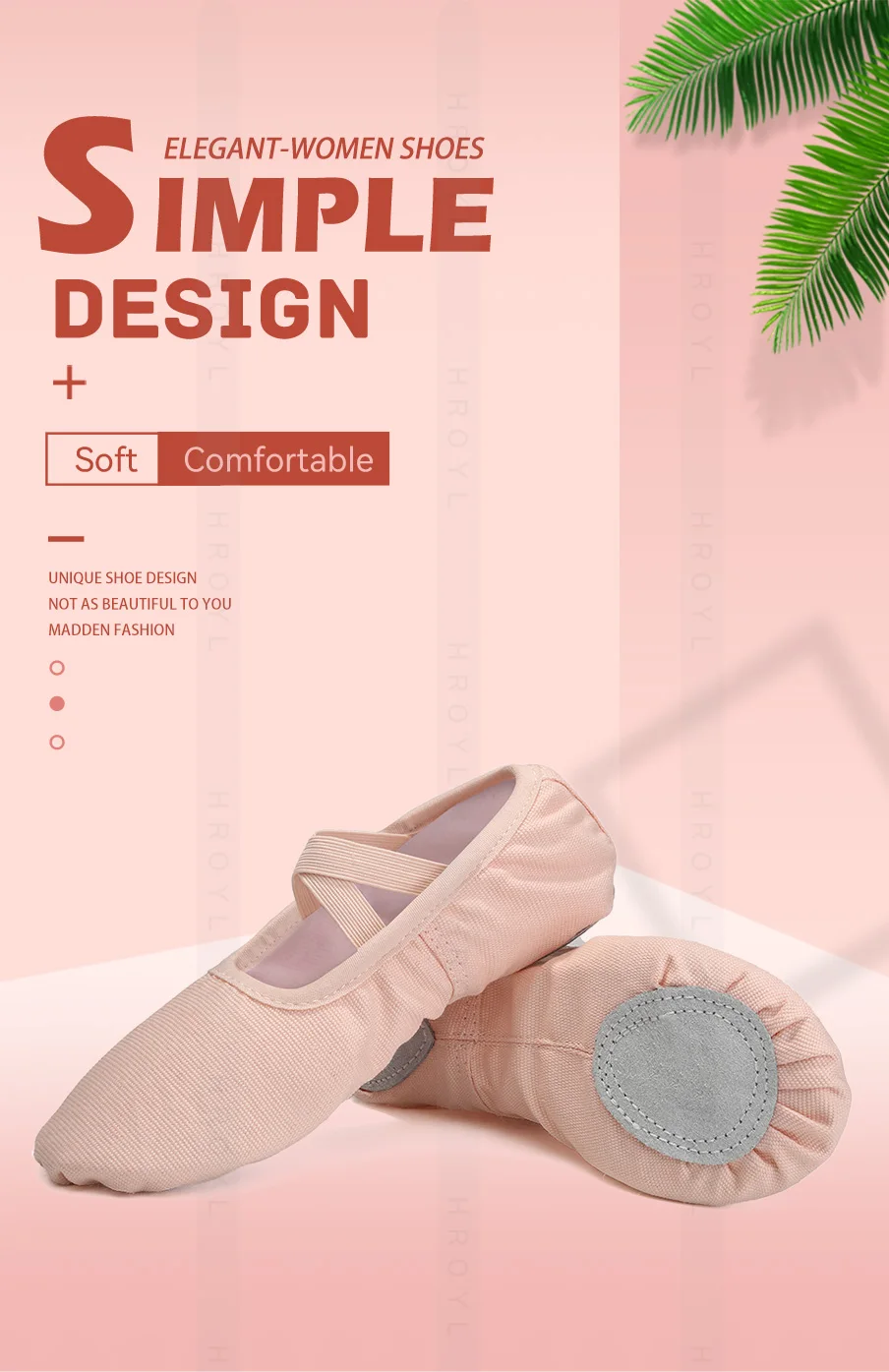 Girls Ballet Shoes For Woman Kids Ballet Slippers Women Ballet Flats Children Practise Dance Shoe Soft Sole Canvas Training Shoe
