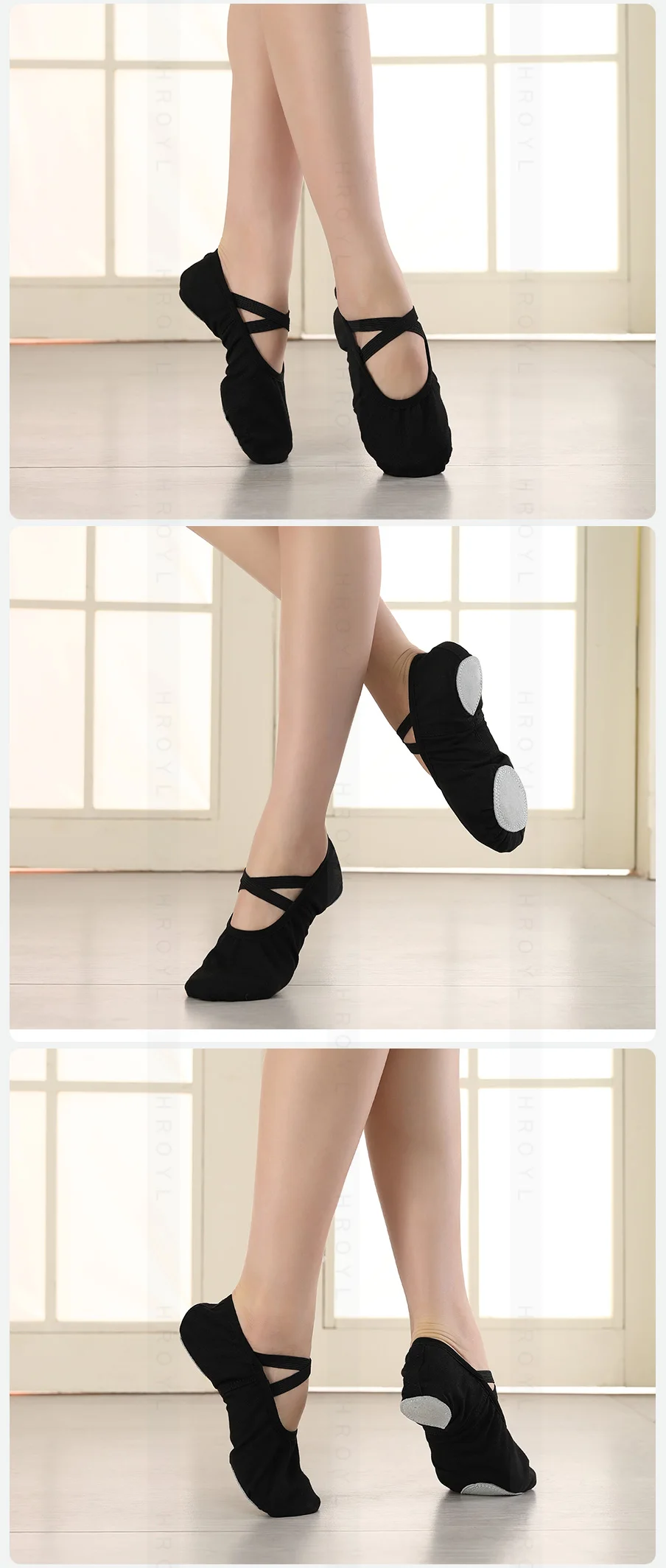 Girls Ballet Shoes For Woman Kids Ballet Slippers Women Ballet Flats Children Practise Dance Shoe Soft Sole Canvas Training Shoe