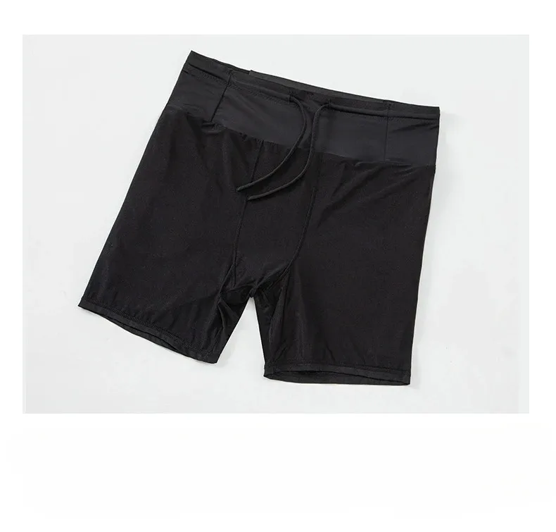 Double-deck Outdoor Marathon Basketball Running Mens Gym Fitness Run Shorts Quick Drying Pocket Traning Jogging Workout Shorts