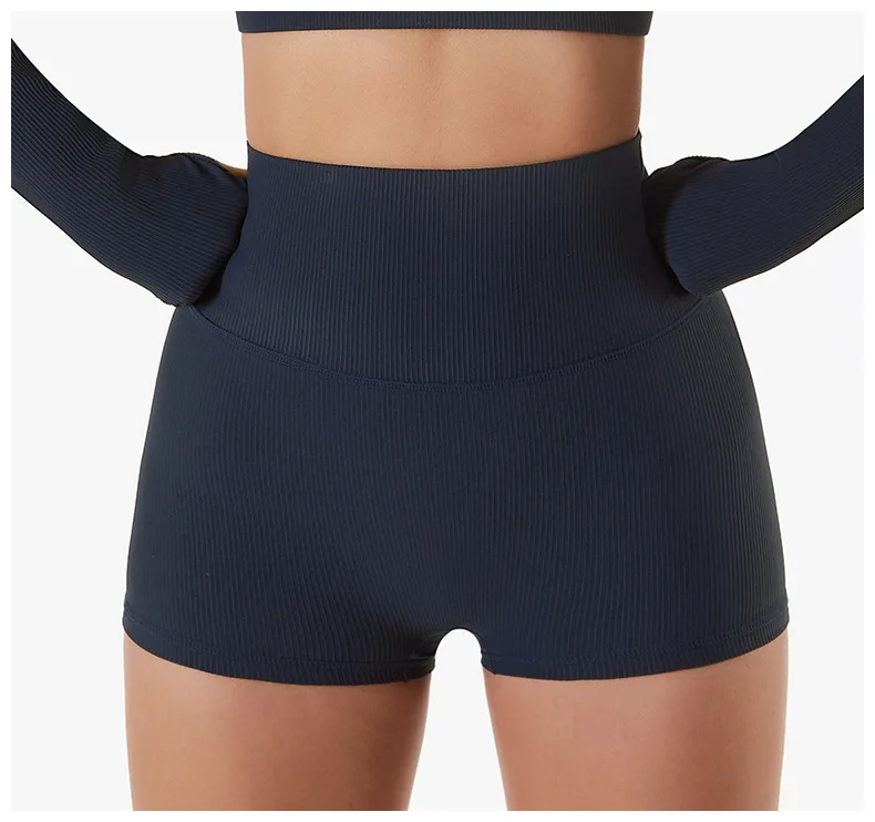 New Summer Seamless Women Tight Women's Shorts Gym Yoga Shorts High Waist Fitness Pants Women's Cycling Running Shorts