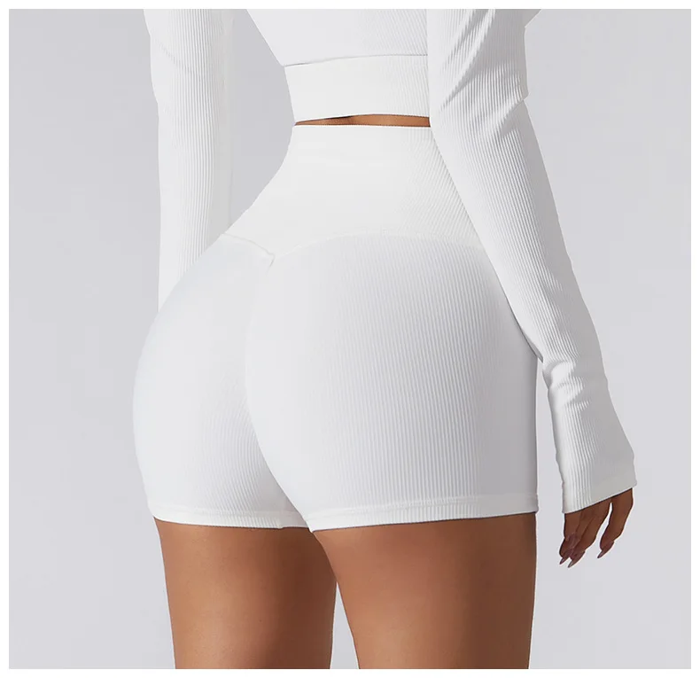 New Summer Seamless Women Tight Women's Shorts Gym Yoga Shorts High Waist Fitness Pants Women's Cycling Running Shorts