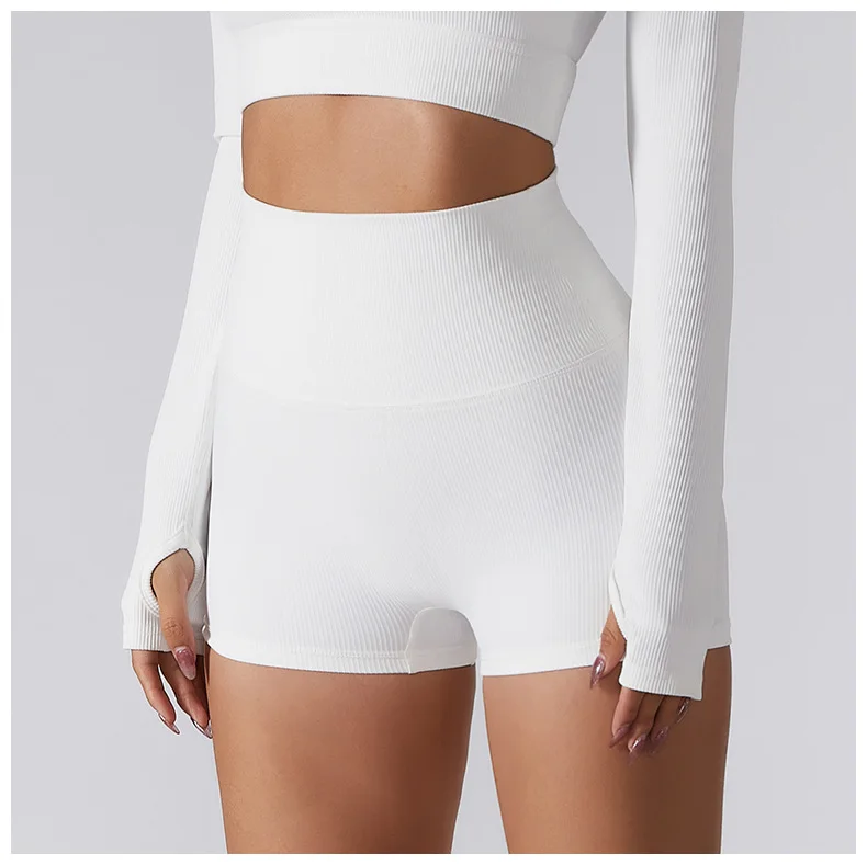 New Summer Seamless Women Tight Women's Shorts Gym Yoga Shorts High Waist Fitness Pants Women's Cycling Running Shorts