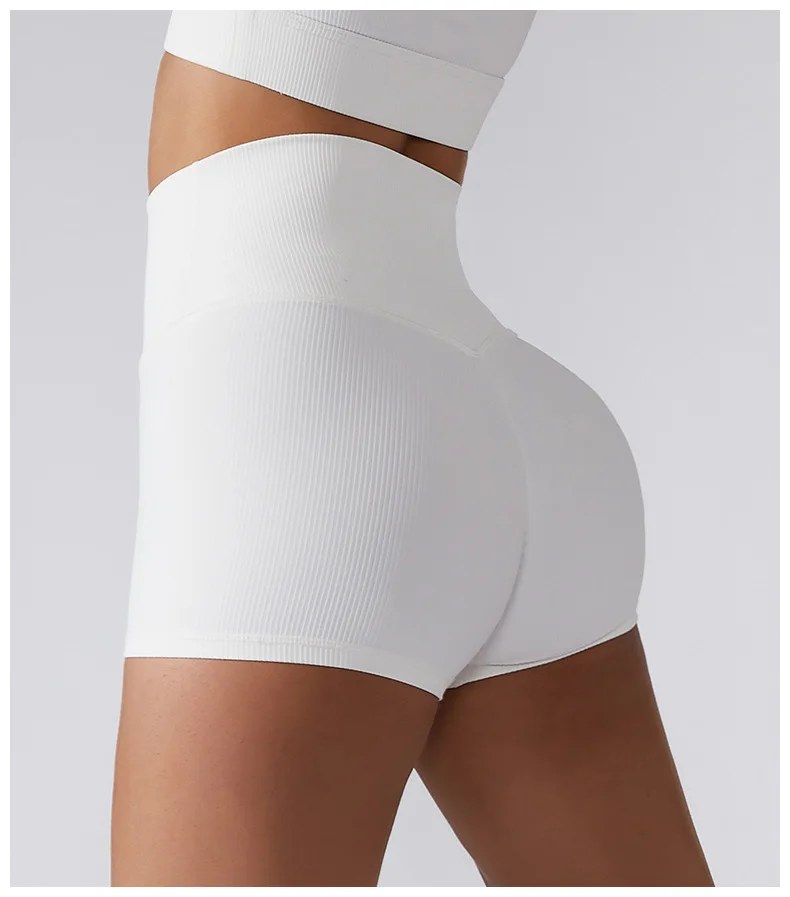 New Summer Seamless Women Tight Women's Shorts Gym Yoga Shorts High Waist Fitness Pants Women's Cycling Running Shorts