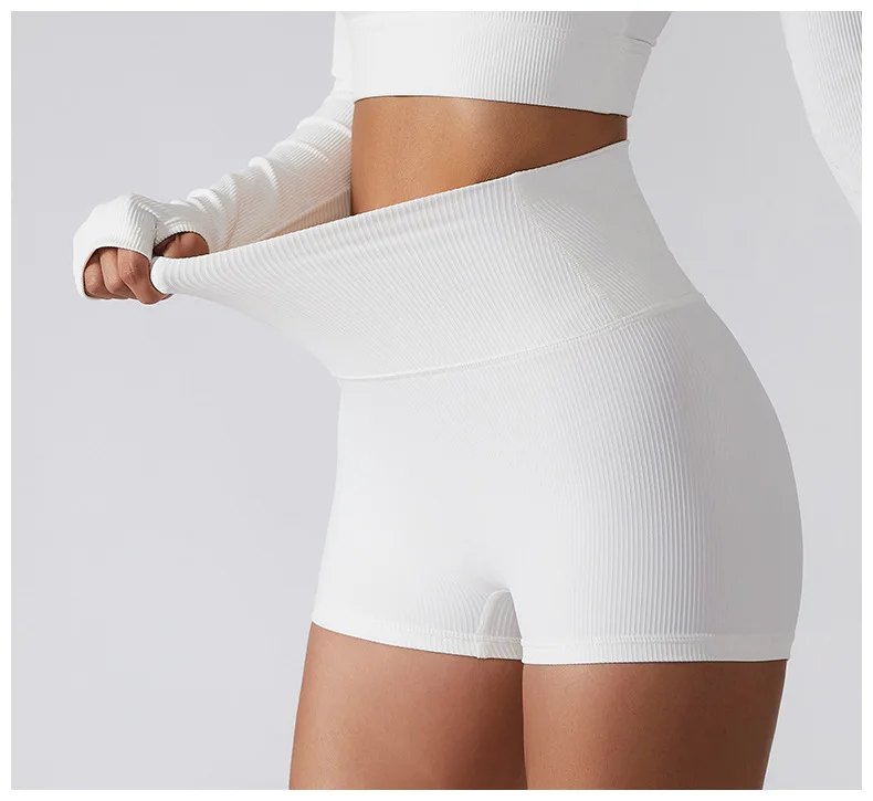 New Summer Seamless Women Tight Women's Shorts Gym Yoga Shorts High Waist Fitness Pants Women's Cycling Running Shorts