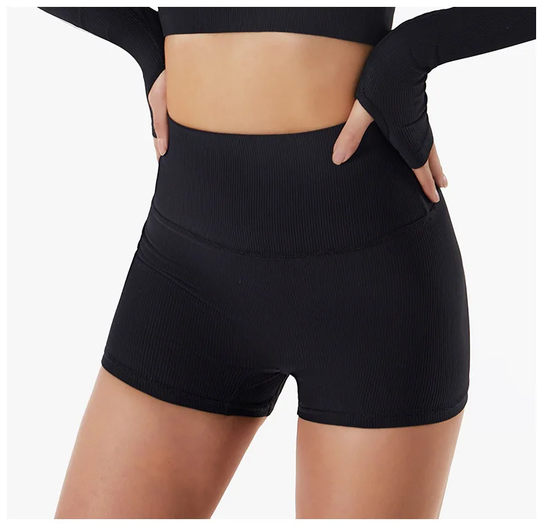 New Summer Seamless Women Tight Women's Shorts Gym Yoga Shorts High Waist Fitness Pants Women's Cycling Running Shorts