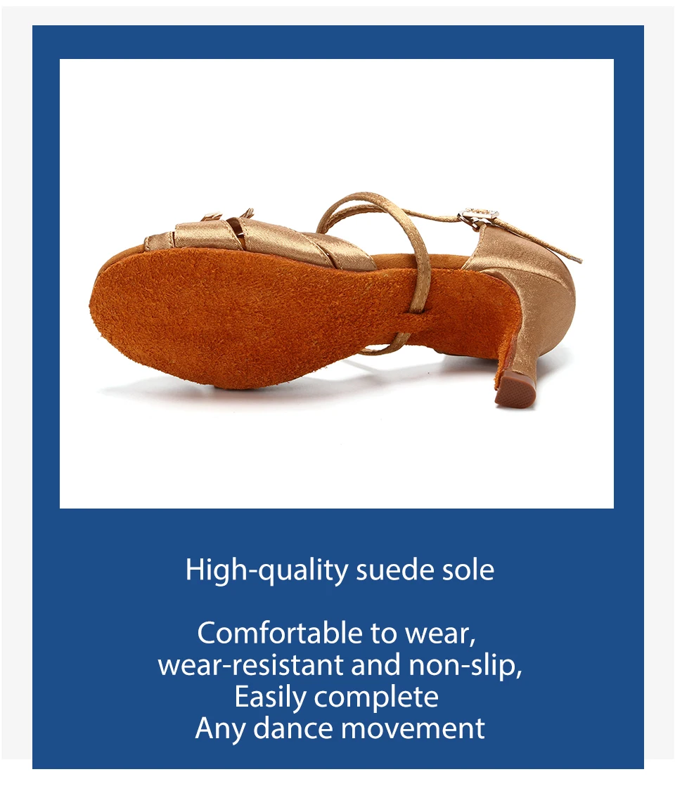Women Ballroom Latin Dance Shoes Adjustable Modern Pole Dance Shoes Salsa Tango Hot High Heel Latin Shoes For Girls Ladies