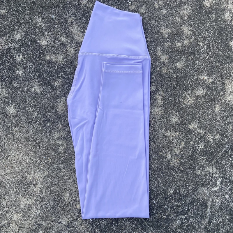 25" Yoga Sports Leggings With Pockets Women's Gym High Waist Tights Plus Size Fitness Soft Yoga Pants Running Training Trousers