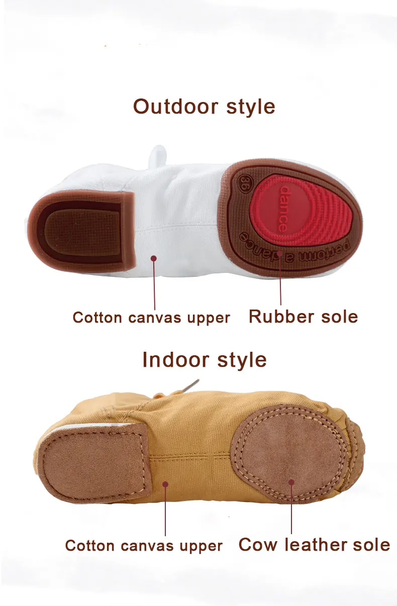 Jazz Shoes Canvas Jazz Dancing Shoes Ankel Length Dance Boots Split Sole Shoes For Girls Kids Adults Children China Size 26-45