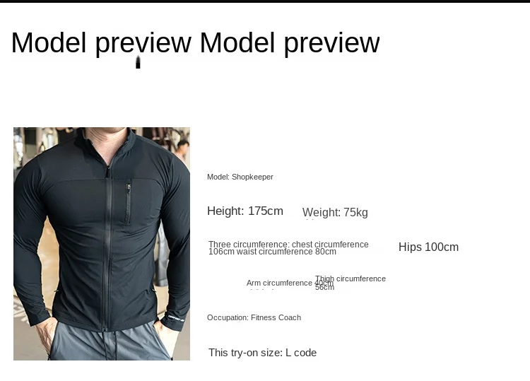 Quick Drying Clothes Men Autumn Sports T-shirt Stand Neck Loose Long Sleeved Outdoor Running Tracksuit Breathable Half Zip Top