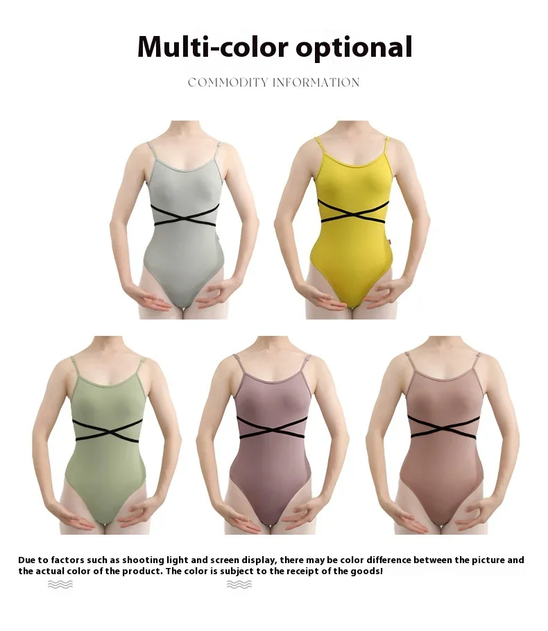 Ballet Leotard for Women Gymnastics Leotards Adult Yoga Dance Costume Ladies Slimming Jumpsuit Bodysuit Dancewear New