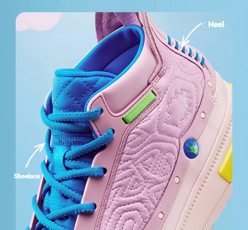 361 Degrees Joker 1 Men's Basketball Shoes High-top Breathable Shock-Absorbing Non-slip Wear-resistant Male Sneakers 672511104F