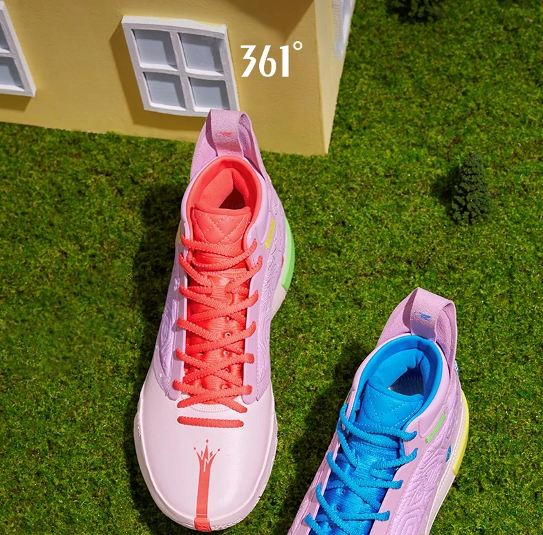 361 Degrees Joker 1 Men's Basketball Shoes High-top Breathable Shock-Absorbing Non-slip Wear-resistant Male Sneakers 672511104F