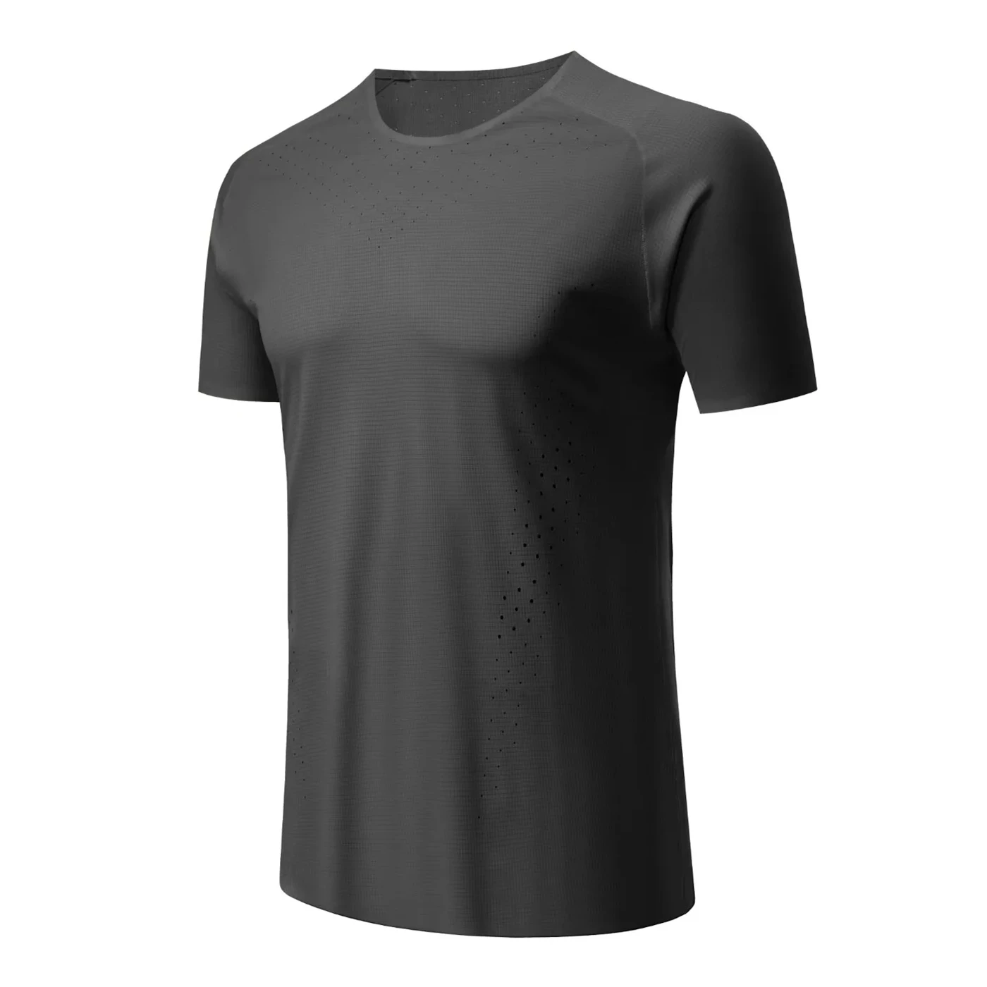 Men Urltra-Light Athletics T-Shirt Running Shirts Sport Fitness Gym T Shirts Mens Short Sleeve Athlete Track Field Breathable