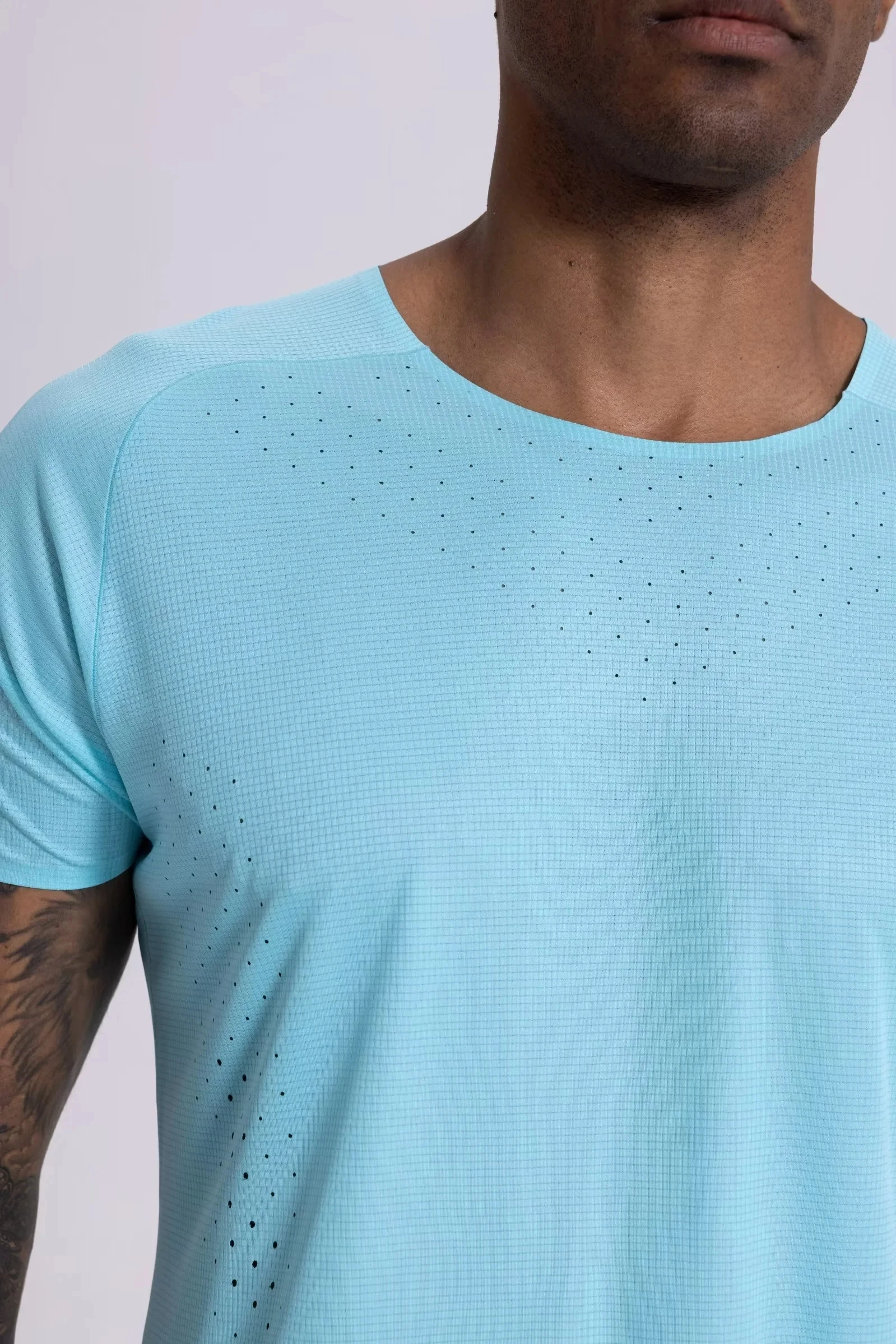 Men Urltra-Light Athletics T-Shirt Running Shirts Sport Fitness Gym T Shirts Mens Short Sleeve Athlete Track Field Breathable