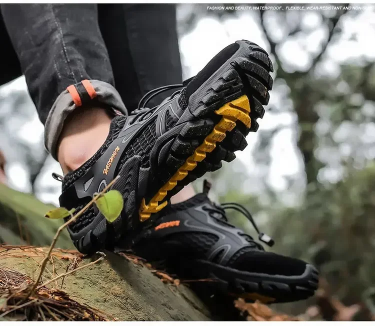 Wear-resistant Shoes for Men Hiking Shoes Jogging Trekking Sneakers Fast Zapatos Outdoor Hombre Invierno Outdoor Anti-slip