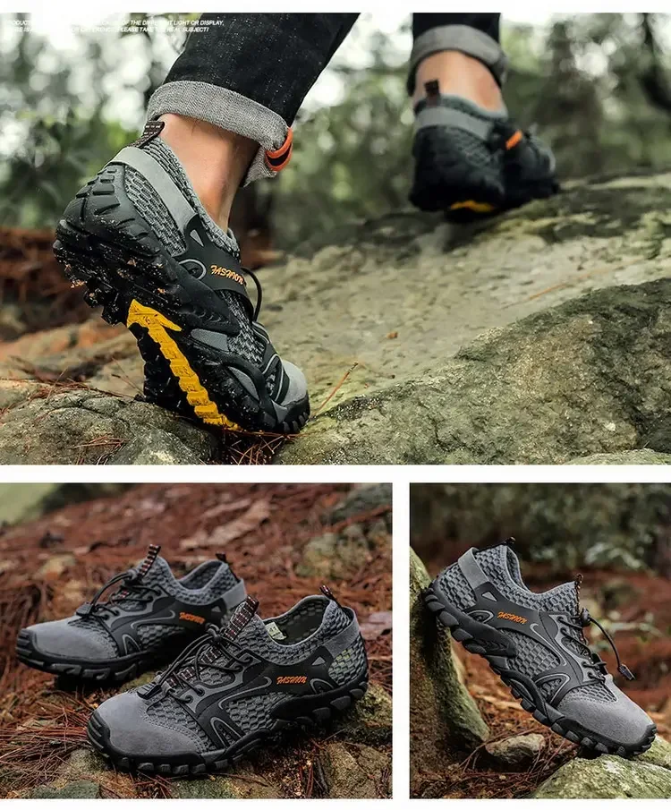 Wear-resistant Shoes for Men Hiking Shoes Jogging Trekking Sneakers Fast Zapatos Outdoor Hombre Invierno Outdoor Anti-slip
